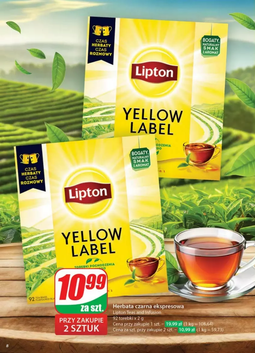 Gazetka promocyjna Dino - ważna 21.05 do 26.05.2025 - strona 78 - produkty: Fusion, Herbata, Herbata czarna, Lipton