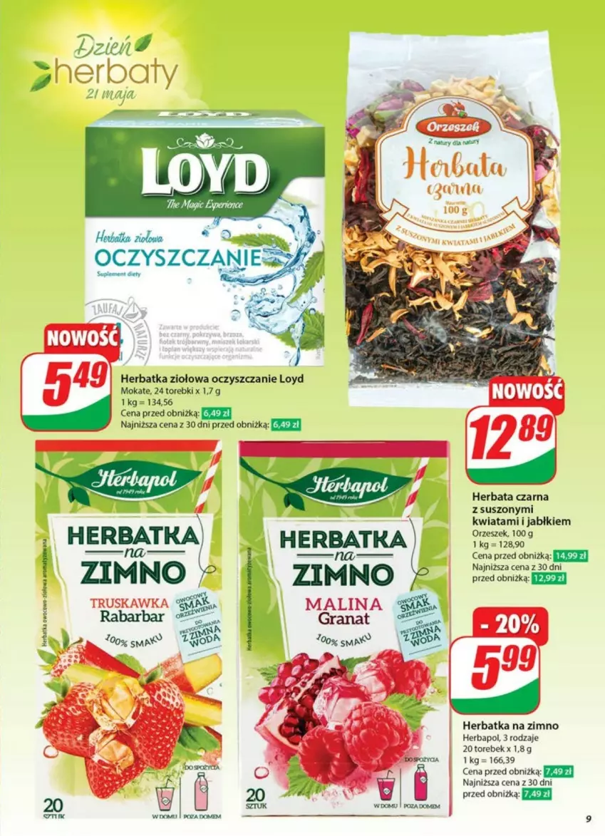 Gazetka promocyjna Dino - ważna 21.05 do 26.05.2025 - strona 79 - produkty: Herbapol, Herbata, Herbata czarna, Loyd