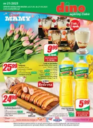Gazetka promocyjna Dino - Gazetka - ważna od 26.05 do 26.05.2025 - strona 1 - produkty: Sok, Tulipan, Lody, Bukiet, Grill, Olej, Kiełbasa, Kiełbasa śląska