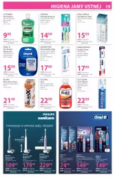Gazetka promocyjna Hebe - Gazetka - Gazetka - ważna od 02.04 do 02.04.2026 - strona 19 - produkty: Elektryczna szczoteczka, Higiena jamy ustnej, Frozen, Płyn do płukania jamy ustnej, Listerine, Philips, Elgydium, Końcówki do szczoteczk, Szczoteczka soniczna, Nić dentystyczna, Perła, Płyn do płukania, Parodontax, Dzieci, Sensodyne, Szczoteczka, LG