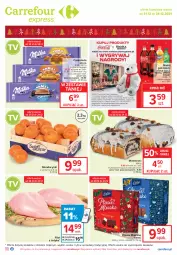 Gazetka promocyjna Carrefour - Gazetka Globi - Gazetka - ważna od 20.12 do 20.12.2021 - strona 1 - produkty: Mandarynki, Ser, Kosz, Coca-Cola, Makowiec, Mleczko, Czekolada, Napój gazowany, Ptasie mleczko, Fanta, Sprite, Napój, Milka, Fa