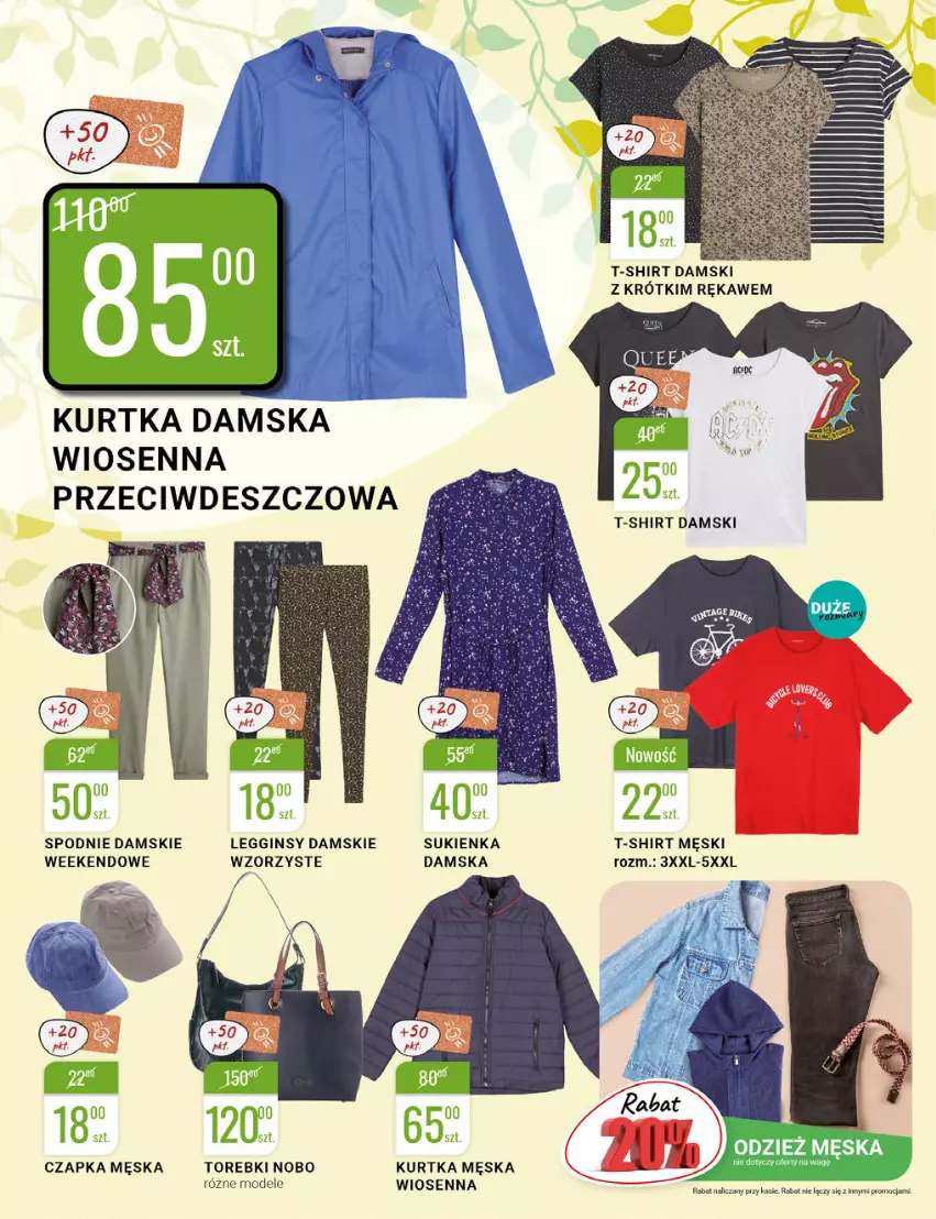 Gazetka promocyjna Bi1 - Ostatkowe promocje - ważna 23.02 do 01.03.2022 - strona 14 - produkty: Gin, Kurtka, Legginsy, Spodnie, Sukienka, T-shirt