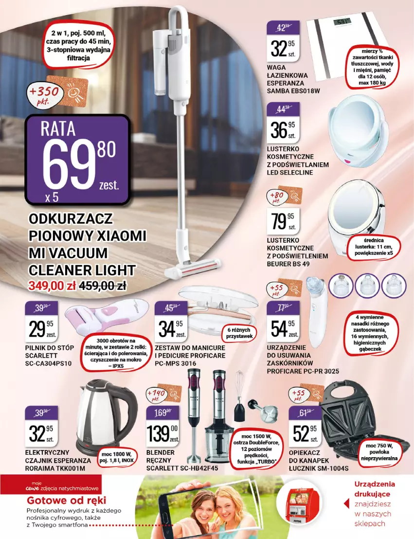 Gazetka promocyjna Bi1 - Ostatkowe promocje - ważna 23.02 do 01.03.2022 - strona 16 - produkty: Blender, Clin, Czajnik, Kosz, Lusterko kosmetyczne, Odkurzacz, Pilnik, Rolki, Smartfon, Top, Waga, Waga łazienkowa