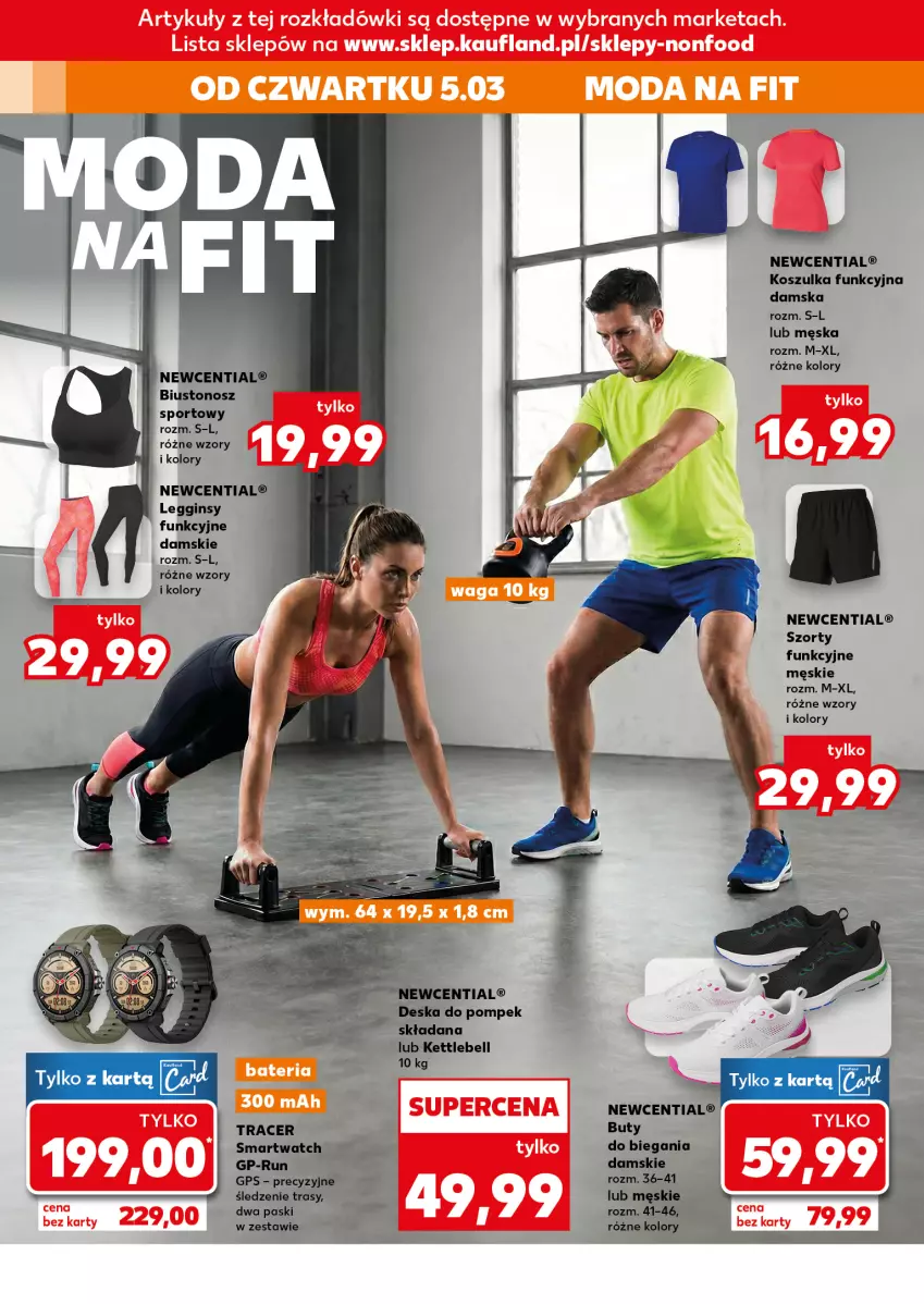 Gazetka promocyjna Kaufland - Kaufland - ważna 05.03 do 18.03.2026 - strona 10 - produkty: Acer, Bell, Biustonosz, Buty, Gin, Kosz, Koszulka, Koszulka funkcyjna, Legginsy, Moda, Por, Smartwatch, Sport, Szorty, Waga