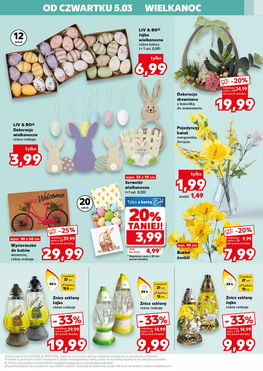 Gazetka promocyjna Kaufland - Kaufland - ważna 05.03 do 18.03.2026 - strona 5 - produkty: Beko, Ser, Serwetki, Wycieraczka, Znicz
