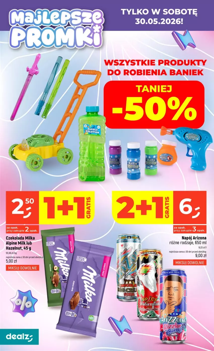 Gazetka promocyjna Dealz - MAJLEPSZE - ważna 28.05 do 02.06.2026 - strona 4 - produkty: Czekolada, Milka, Napój