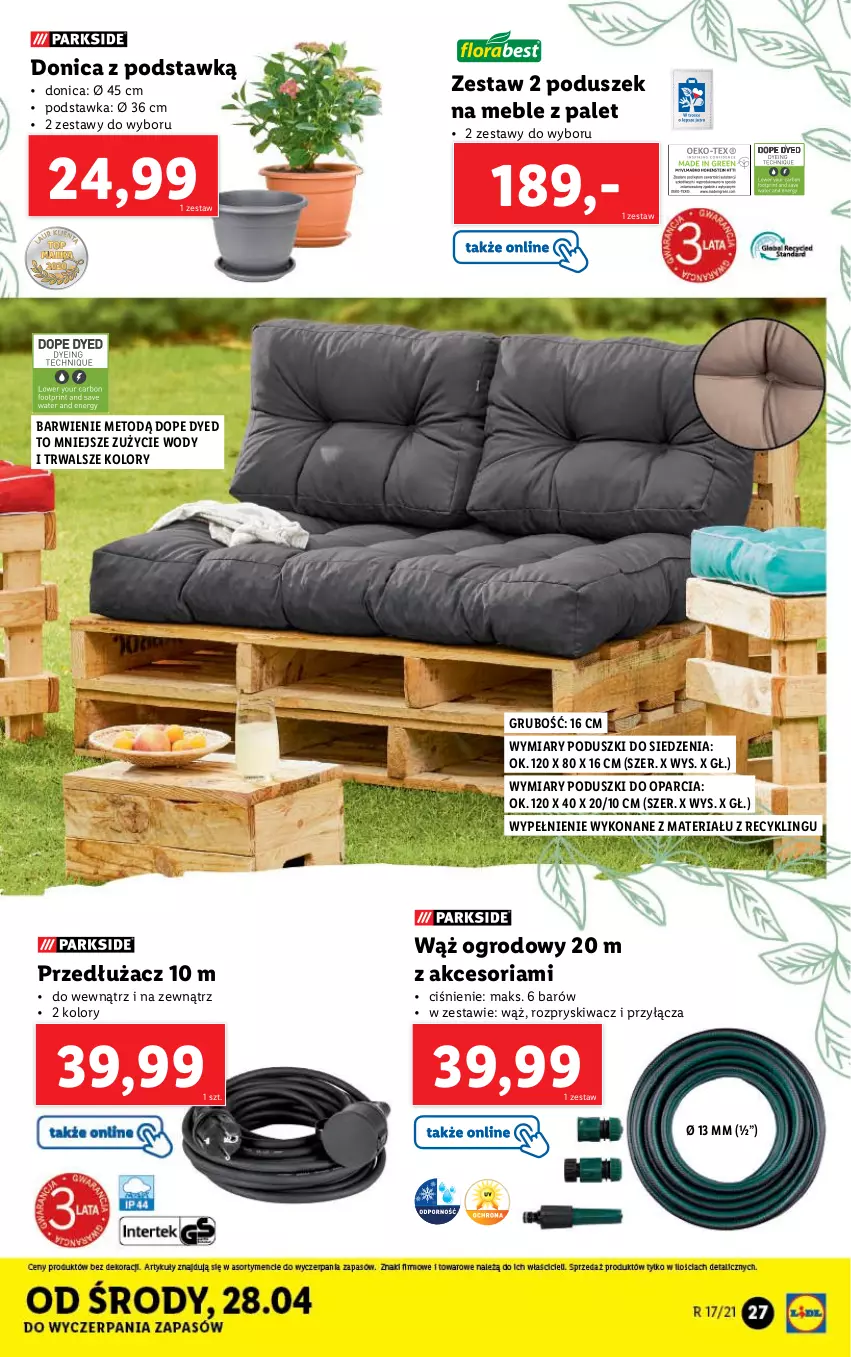 Gazetka promocyjna Lidl - GAZETKA - ważna 26.04 do 30.04.2021 - strona 27 - produkty: Meble