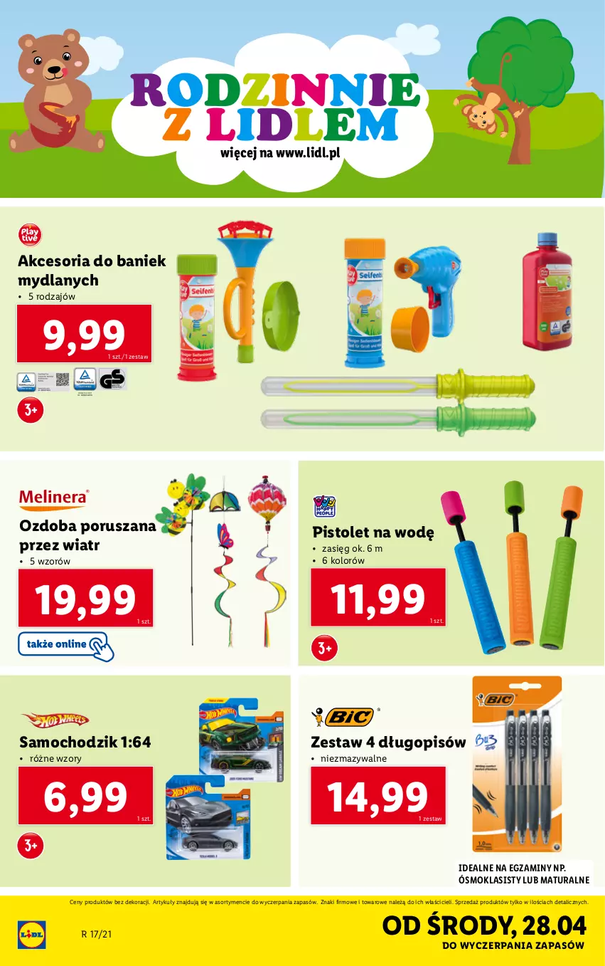 Gazetka promocyjna Lidl - GAZETKA - ważna 26.04 do 30.04.2021 - strona 30 - produkty: Chodzik, Długopis, Ozdoba, Pistolet, Por