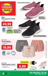 Gazetka promocyjna Lidl - GAZETKA - Gazetka - ważna od 30.04 do 30.04.2021 - strona 40 - produkty: Top, Sok, Por, Buty, Szorty, Sport
