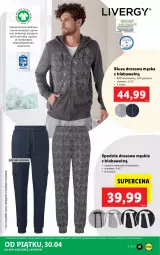 Gazetka promocyjna Lidl - GAZETKA - Gazetka - ważna od 30.04 do 30.04.2021 - strona 43 - produkty: Sok, Dres, Wełna, Spodnie, Bluza, Spodnie dresowe, Bluza dresowa
