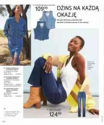 Gazetka promocyjna Bonprix - DŻINSOWE TRENDY - Gazetka - ważna od 05.05 do 05.05.2024 - strona 12 - produkty: Top, Kosz, Koszula, Kamizelka, Dżinsy, Wełna, Spodnie, Sukienka