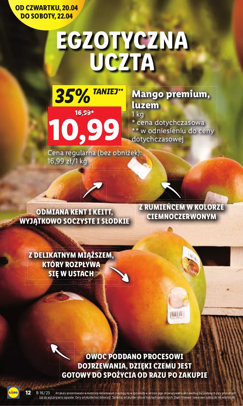 Gazetka promocyjna Lidl - GAZETKA - ważna 20.04 do 22.04.2023 - strona 16 - produkty: Fa, Mango, Rum