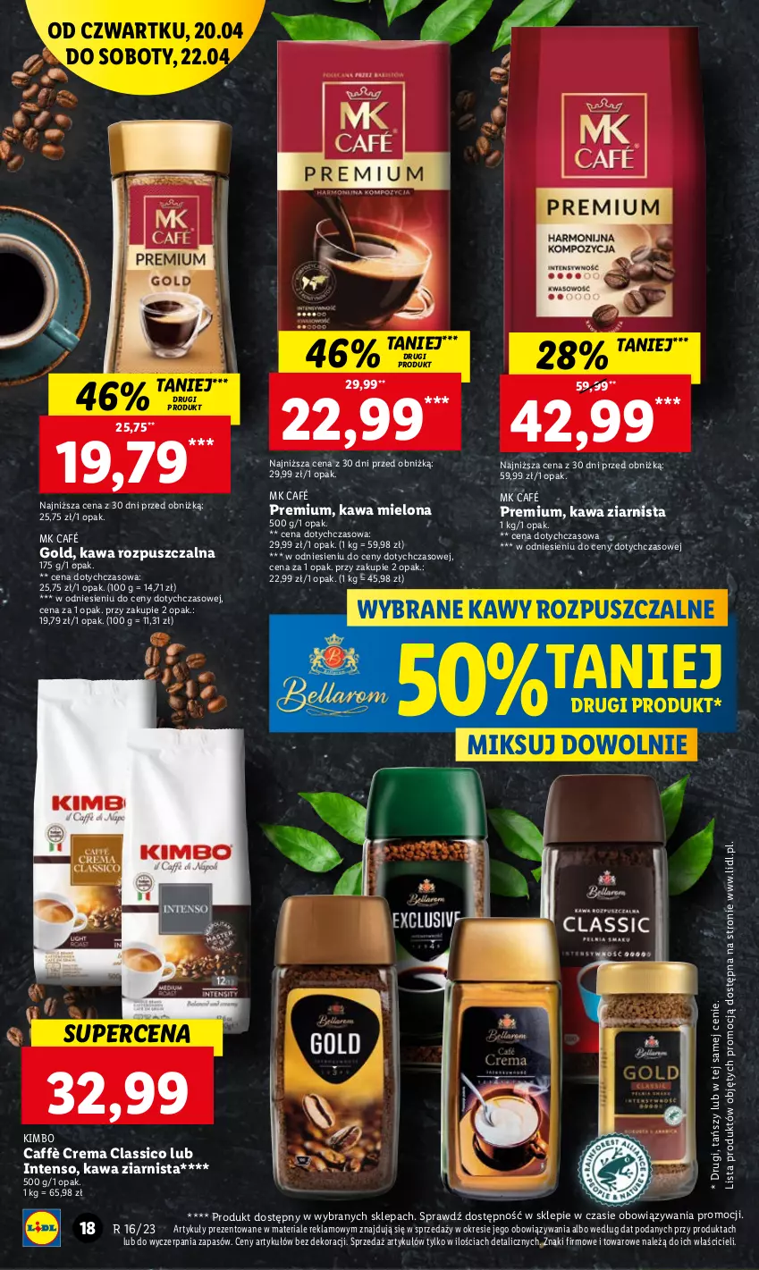 Gazetka promocyjna Lidl - GAZETKA - ważna 20.04 do 22.04.2023 - strona 24 - produkty: Kawa, Kawa mielona, Kawa rozpuszczalna, Kawa ziarnista