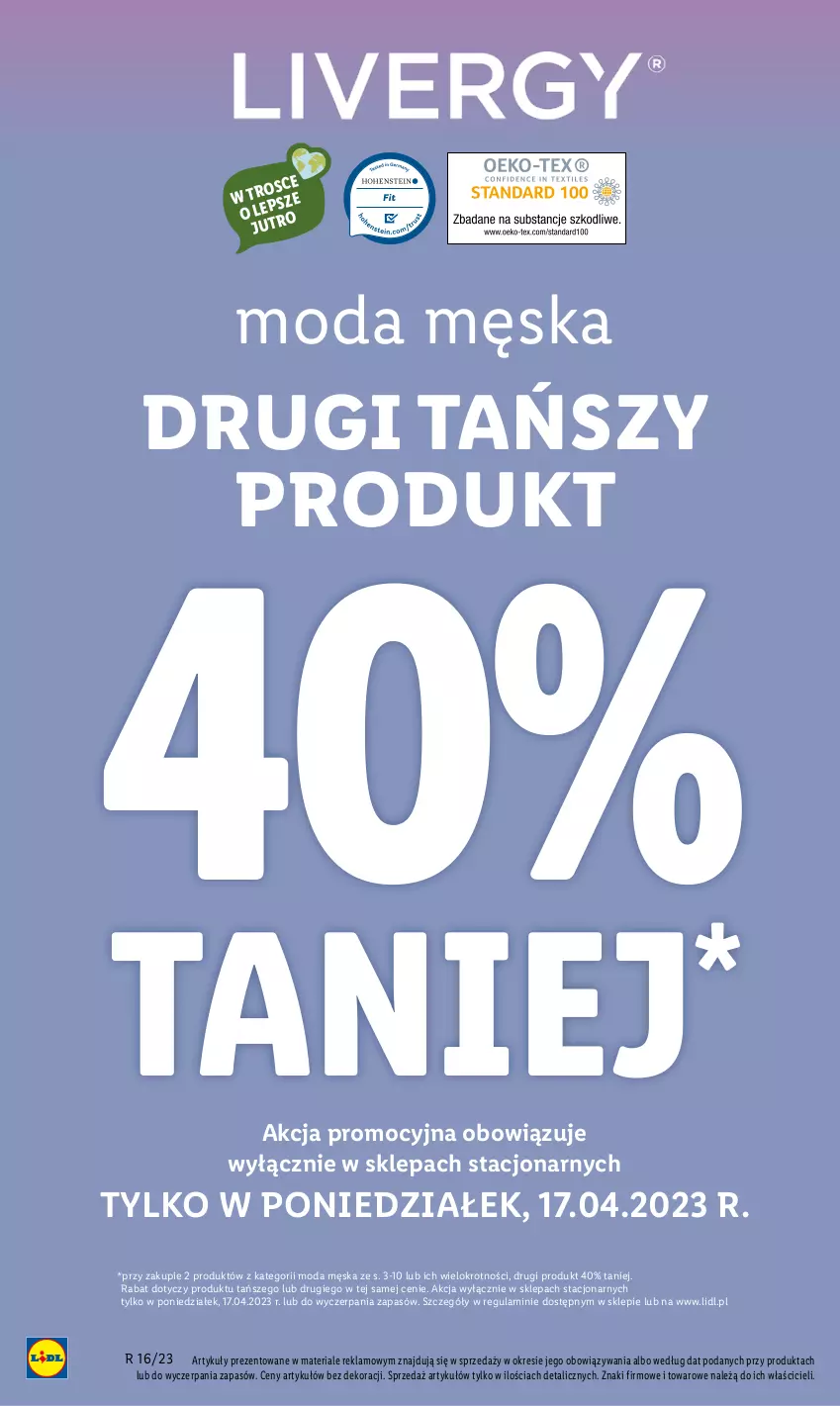 Gazetka promocyjna Lidl - GAZETKA - ważna 20.04 do 22.04.2023 - strona 40 - produkty: Moda