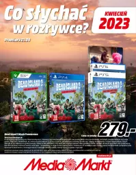 Gazetka promocyjna Media Markt - Gazetka Media Markt - Gazetka - ważna od 30.04 do 30.04.2023 - strona 1 - produkty: Por, Gry, Gra, Isla, Szal, Saga, Cień, Olej, Fa