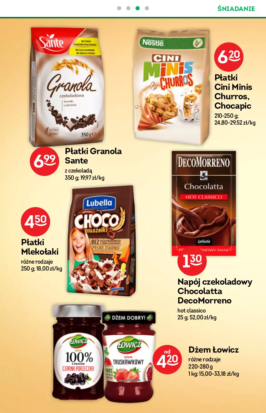 Gazetka promocyjna Żabka - ważna 13.10 do 31.10.2021 - strona 36 - produkty: Cini Minis, Dżem, Gra, Granola, Mleko, Napój, Sante