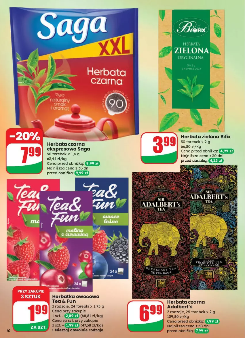 Gazetka promocyjna Dino - ważna 13.08 do 19.08.2025 - strona 2 - produkty: Gin, Herbata, Herbata czarna, Saga