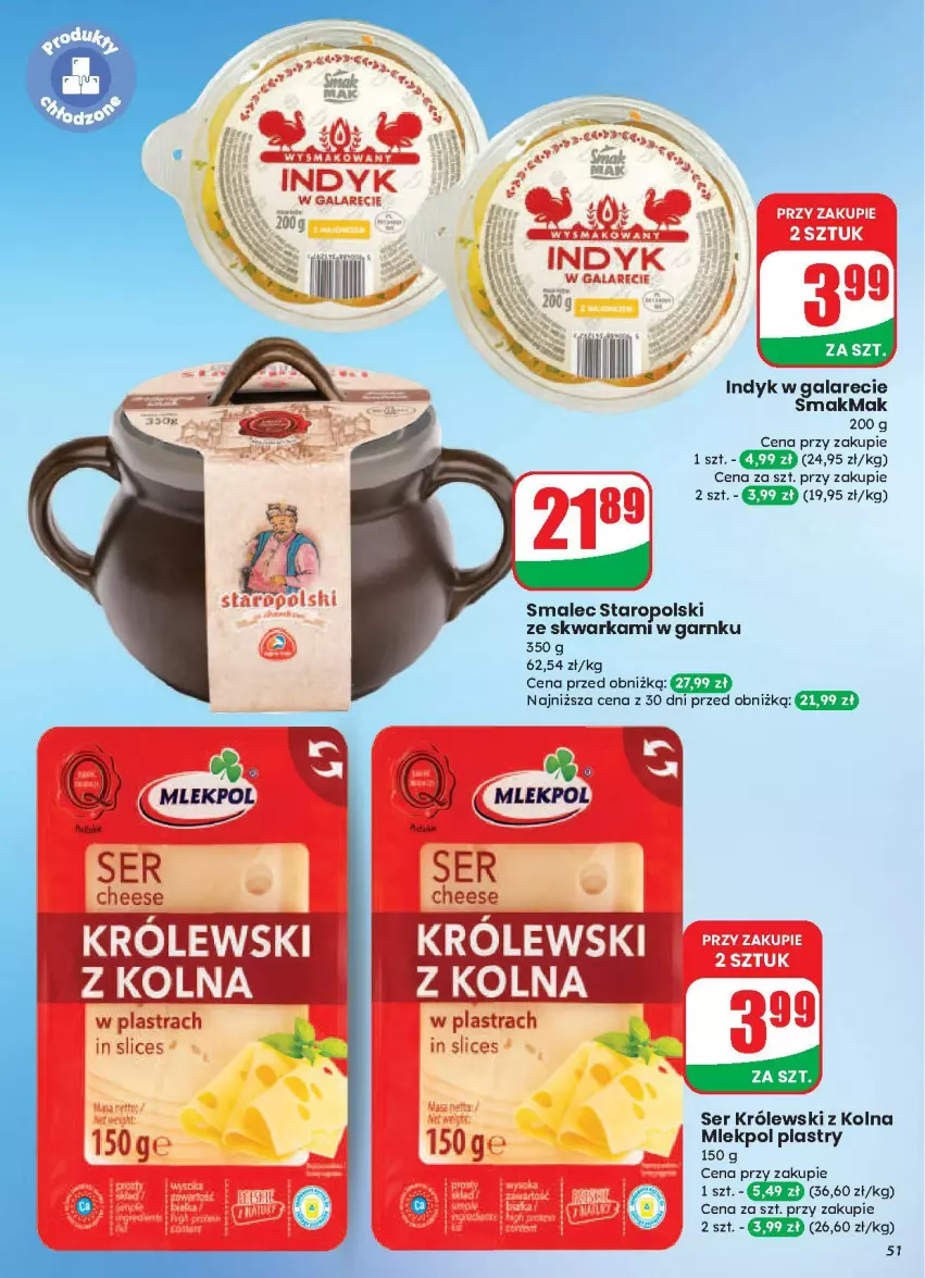 Gazetka promocyjna Dino - ważna 13.08 do 19.08.2025 - strona 47 - produkty: Gala, Królewski, Ser, Smalec, Warka