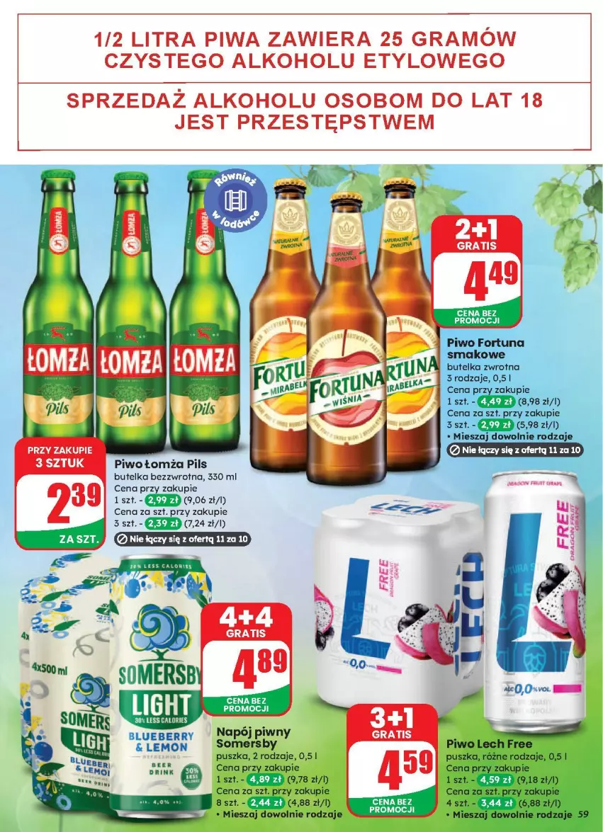 Gazetka promocyjna Dino - ważna 13.08 do 19.08.2025 - strona 55 - produkty: Fortuna, Gra, Piwa, Piwo