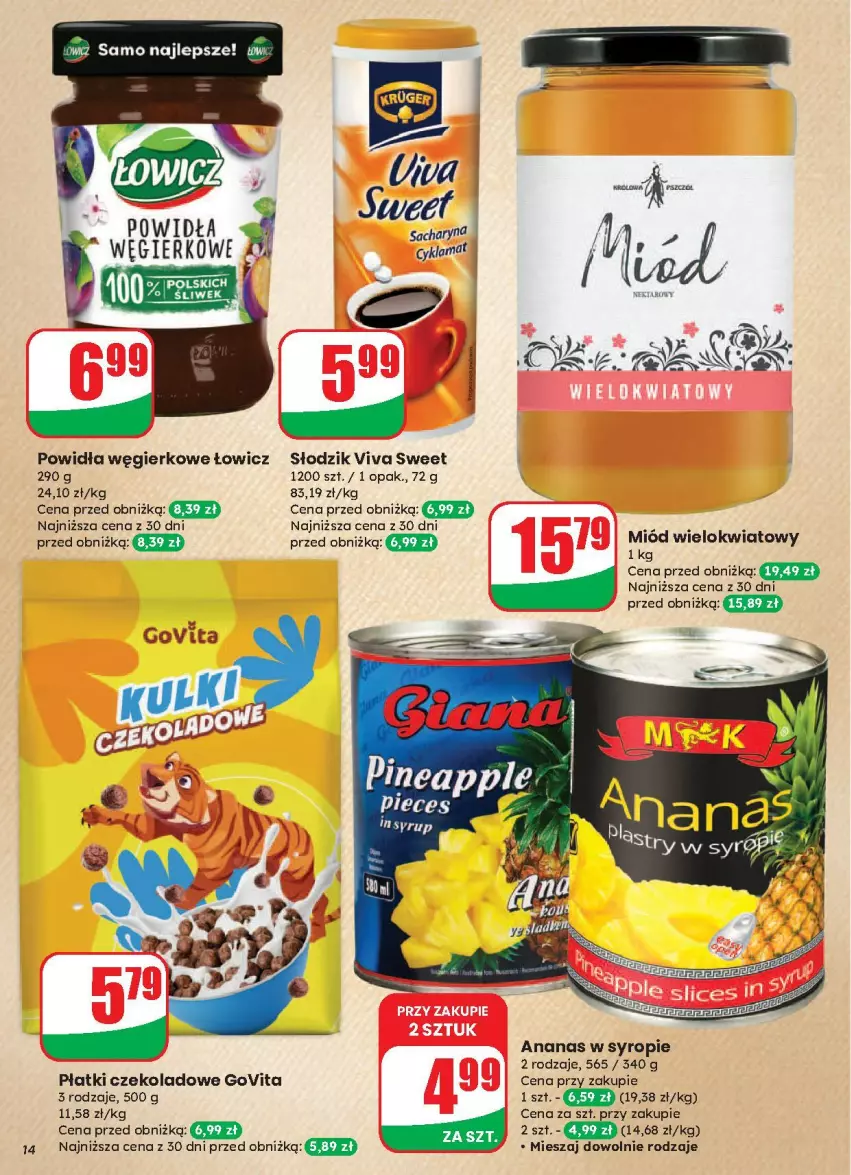 Gazetka promocyjna Dino - ważna 13.08 do 19.08.2025 - strona 6 - produkty: Ananas, Miód, Piec, Syrop