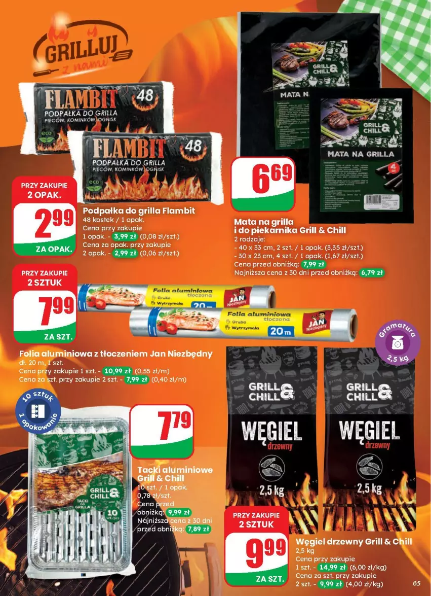 Gazetka promocyjna Dino - ważna 13.08 do 19.08.2025 - strona 62 - produkty: Folia aluminiowa, Grill, Jan Niezbędny, Piec, Stek