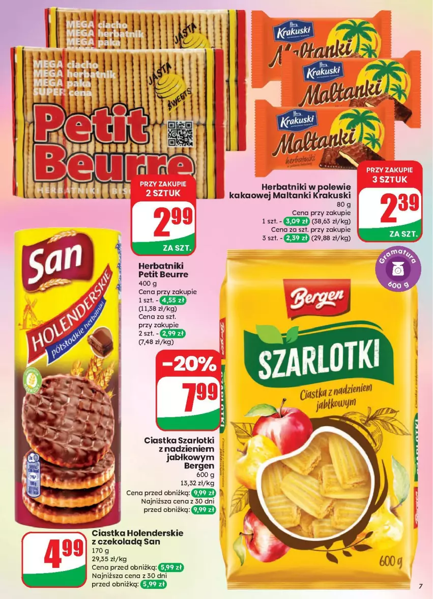 Gazetka promocyjna Dino - ważna 13.08 do 19.08.2025 - strona 67 - produkty: Ciastka, Herbatniki, Herbatniki Petit Beurre, Kakao, Korba, Krakus, Krakuski, LANA