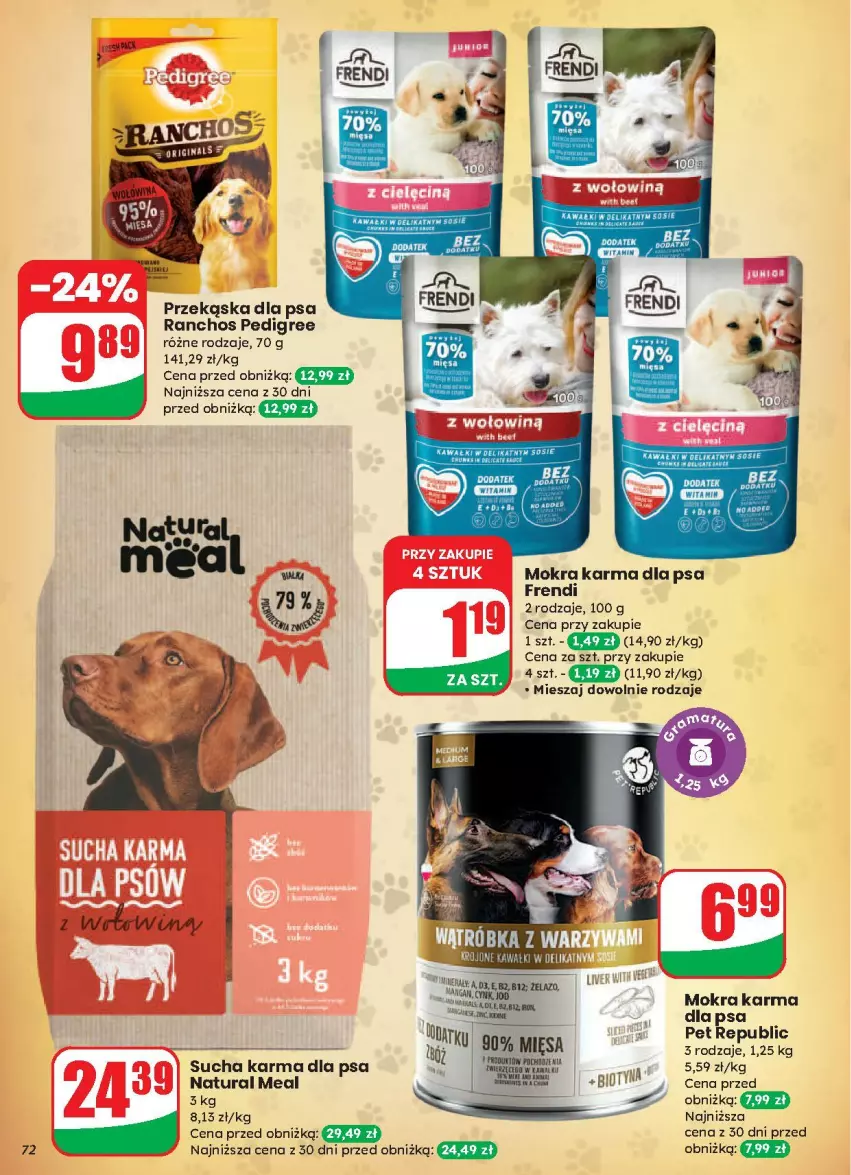 Gazetka promocyjna Dino - ważna 13.08 do 19.08.2025 - strona 70 - produkty: Kawa, Mokra karma, Pedigree, Sos, Sucha karma