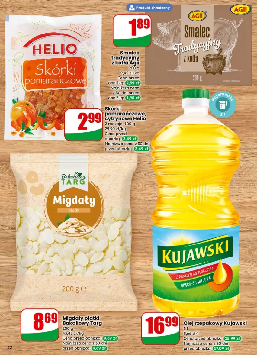 Gazetka promocyjna Dino - Gazetka 06 / 2026 - ważna 04.02 do 10.02.2026 - strona 22 - produkty: Helio, Kujawski, Nike, Olej, Olej rzepakowy, Smalec