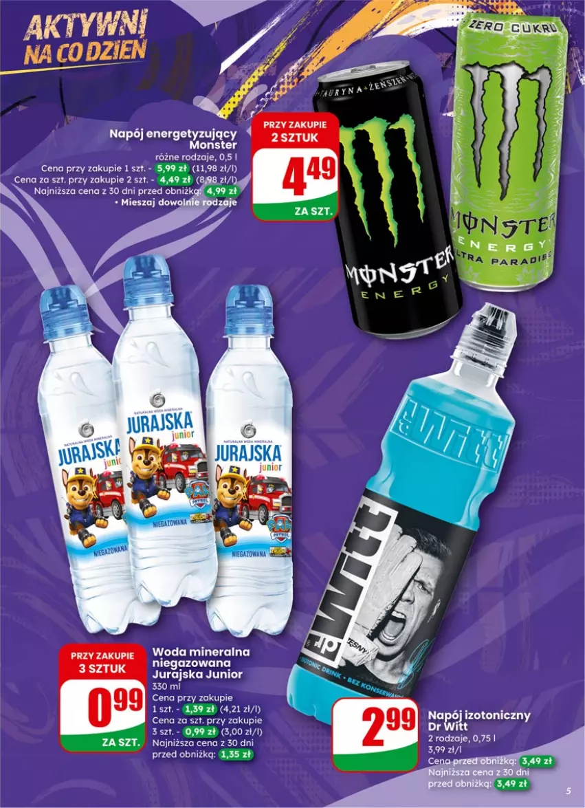 Gazetka promocyjna Dino - Gazetka 06 / 2026 - ważna 04.02 do 10.02.2026 - strona 5 - produkty: Napój, Woda, Woda mineralna
