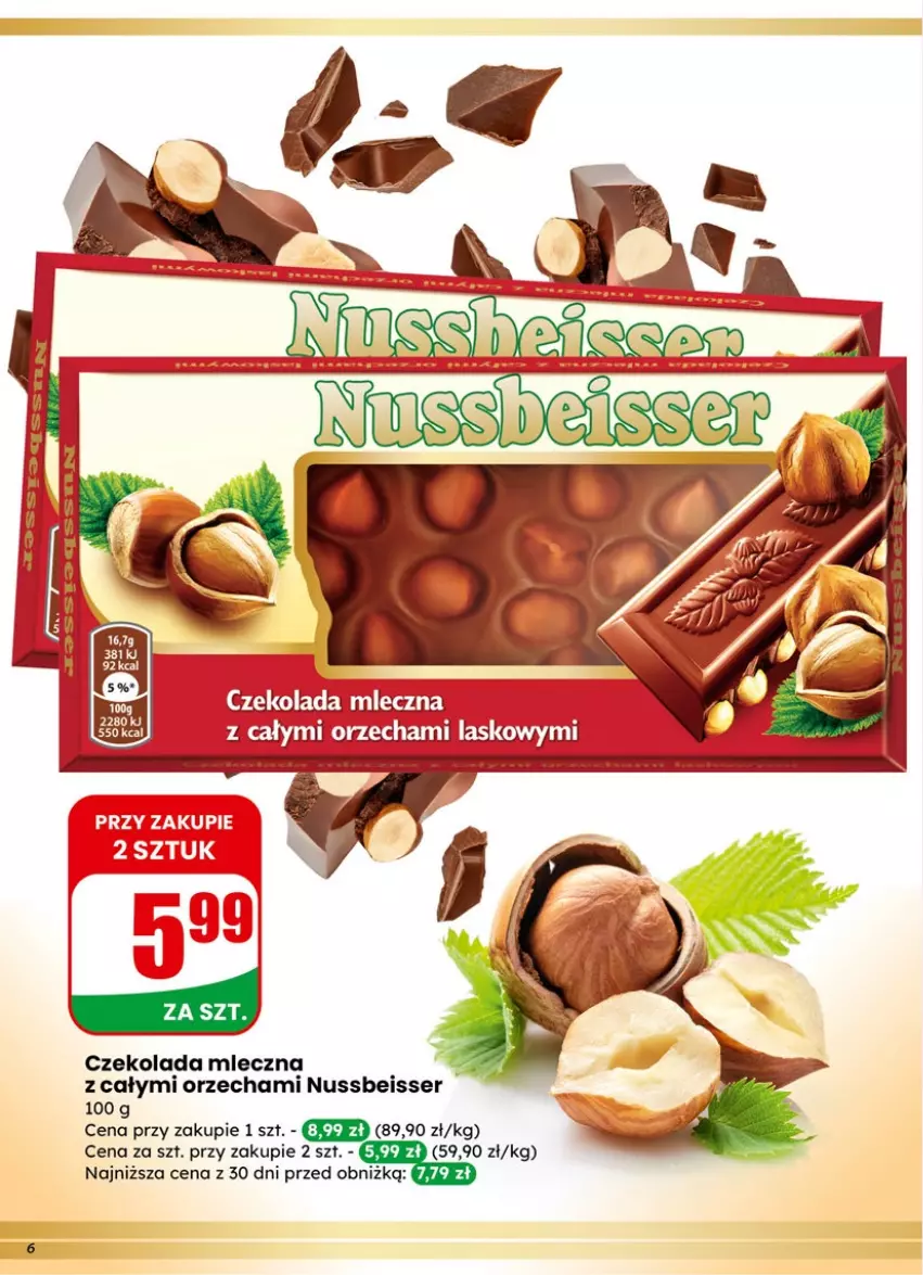 Gazetka promocyjna Dino - Gazetka 06 / 2026 - ważna 04.02 do 10.02.2026 - strona 6 - produkty: Czekolada, Czekolada mleczna, Ser