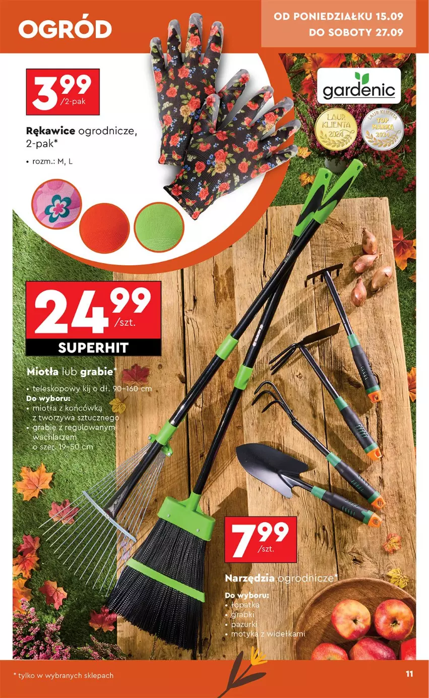 Gazetka promocyjna Biedronka - Okazje Tygodnia - ważna 15.09 do 27.09.2025 - strona 13 - produkty: Gra, Miotła, Rękawice, Teleskop