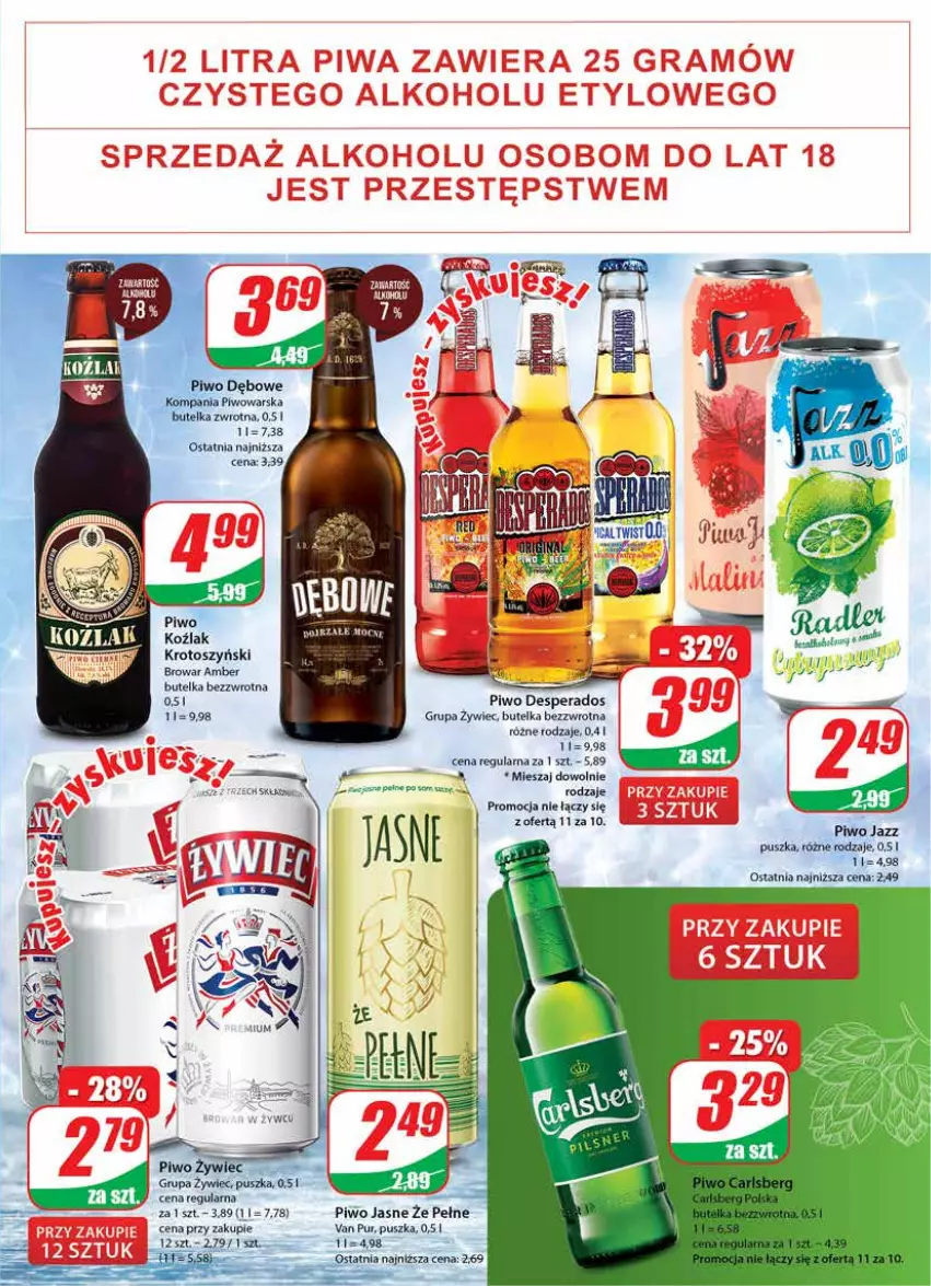 Gazetka promocyjna Dino - Gazetka - ważna 01.02 do 07.02.2023 - strona 17 - produkty: Desperados, Piwo, Piwo jasne