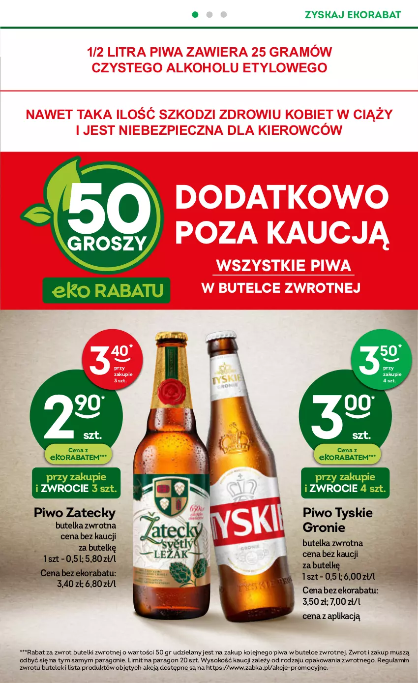 Gazetka promocyjna Żabka - ważna 08.11 do 21.11.2023 - strona 10 - produkty: Gra, Mus, Olej, Piec, Piwa, Piwo, Sok, Tyskie