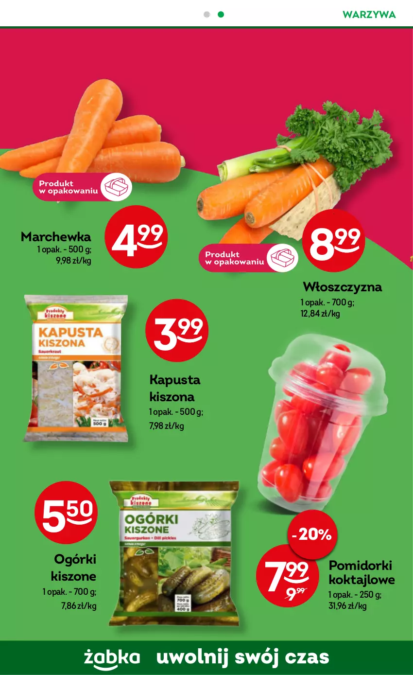 Gazetka promocyjna Żabka - ważna 08.11 do 21.11.2023 - strona 29 - produkty: Marchewka, Pomidorki, Warzywa
