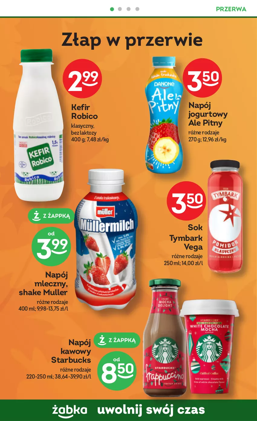 Gazetka promocyjna Żabka - ważna 08.11 do 21.11.2023 - strona 36 - produkty: BIC, Jogurt, Kefir, Napój, Napój jogurtowy, Napój mleczny, Robico, Sok, Tymbark