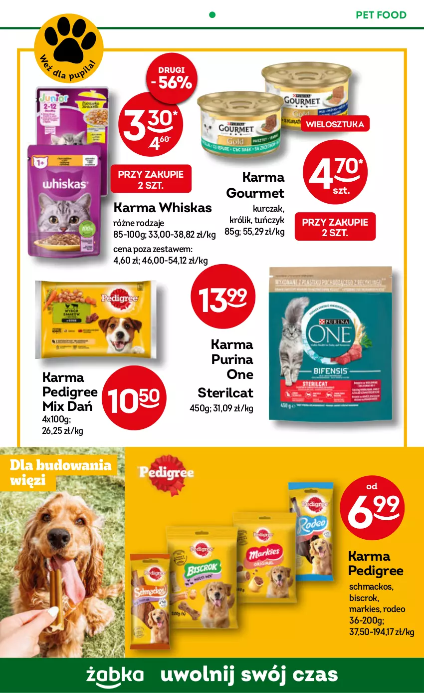 Gazetka promocyjna Żabka - ważna 08.11 do 21.11.2023 - strona 53 - produkty: Królik, Kurczak, Pedigree, Pur, Purina, Tuńczyk, Whiskas