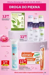 Gazetka promocyjna Auchan - Pewność Niskich Cen Supermarket - Gazetka - ważna od 05.03 do 05.03.2025 - strona 13 - produkty: Pasta do zębów, Mule, Płatki kosmetyczne, Dzieci, Elmex, Gres, Szczoteczka, LG