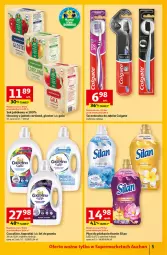 Gazetka promocyjna Auchan - Pewność Niskich Cen Supermarket - Gazetka - ważna od 05.03 do 05.03.2025 - strona 5 - produkty: Sok, Coccolino, Szczoteczka do zębów, Perfum, Sok jabłkowy, Silan, Płyn do płukania, Colgate, Gala, Szczoteczka, LG