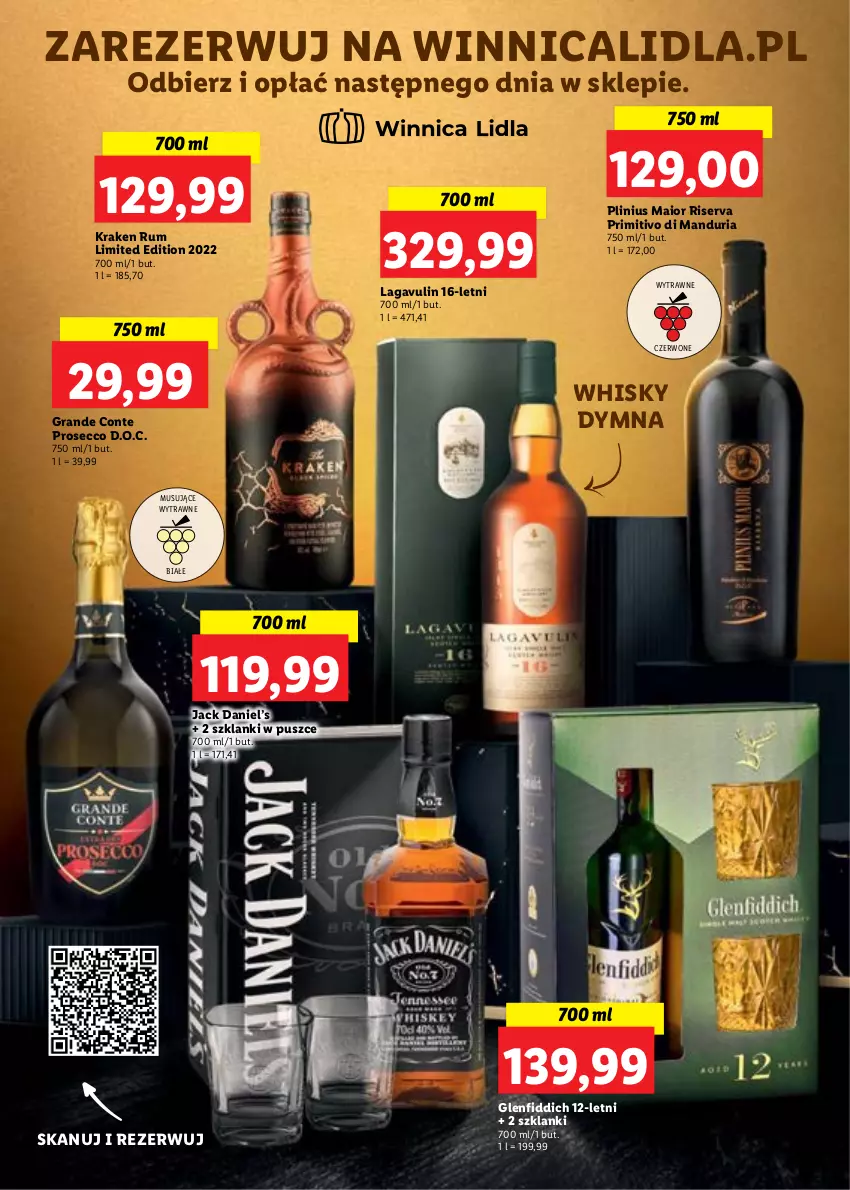 Gazetka promocyjna Lidl - Katalog alkoholi Święta i Nowy rok - ważna 28.11 do 31.12.2022 - strona 43 - produkty: Gra, Lanki, Mus, Prosecco, Rum, Ser, Whisky