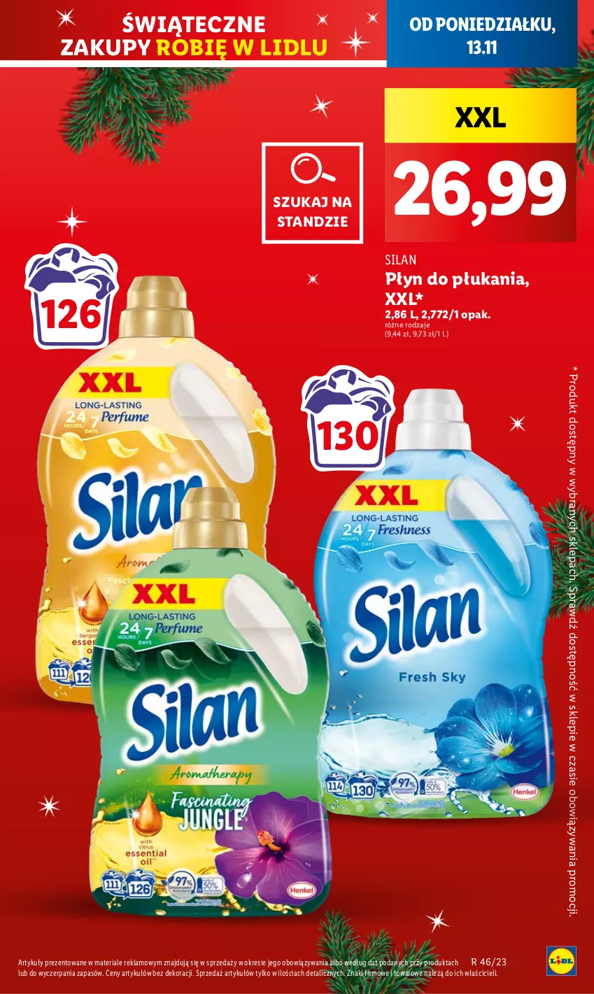 Gazetka promocyjna Lidl - GAZETKA - ważna 13.11 do 15.11.2023 - strona 15 - produkty: Płyn do płukania, Silan