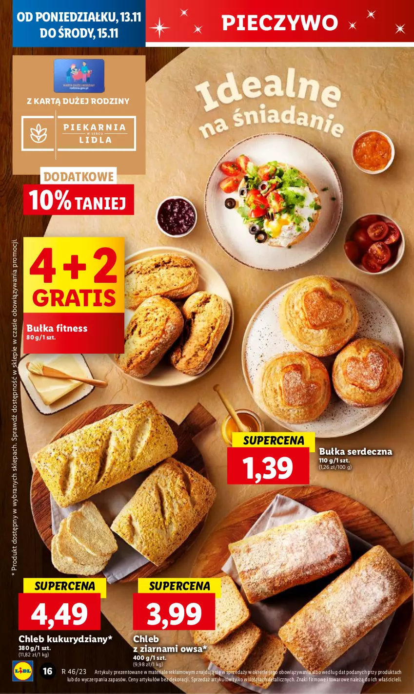 Gazetka promocyjna Lidl - GAZETKA - ważna 13.11 do 15.11.2023 - strona 32 - produkty: Bułka, Bułka fitness, Chleb, Gra, Piec, Pieczywo, Ser