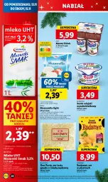 Gazetka promocyjna Lidl - GAZETKA - Gazetka - ważna od 15.11 do 15.11.2023 - strona 36 - produkty: Mozzarella, Serek wiejski, Sok, Ser, Zott, Mlekovita, Radamer, Wazon, Serek, Pilos, Gouda, Olej, Monte, Mleko