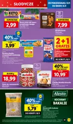 Gazetka promocyjna Lidl - GAZETKA - Gazetka - ważna od 15.11 do 15.11.2023 - strona 49 - produkty: Ciastka, Nutella, Koc, Gra, Orzeszki, Rust, Kawa, Wazon, Czekolada mleczna, Tonik, Czekolada, Baton, Mango, Olej