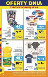 Gazetka promocyjna Carrefour - Gazetka Weekend okazji już od czwartku! - Gazetka - ważna od 29.03 do 29.03.2026 - strona 4 - produkty: Kujawski, Ser, Gin, T-shirt, Dzieci, Olej rzepakowy, Olej, Fa