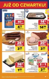 Gazetka promocyjna Carrefour - Gazetka Weekend okazji już od czwartku! - Gazetka - ważna od 29.03 do 29.03.2026 - strona 7 - produkty: Kiełbasa wiejska, Ser, Parówki, Serek, Kiełbasa, Berlinki