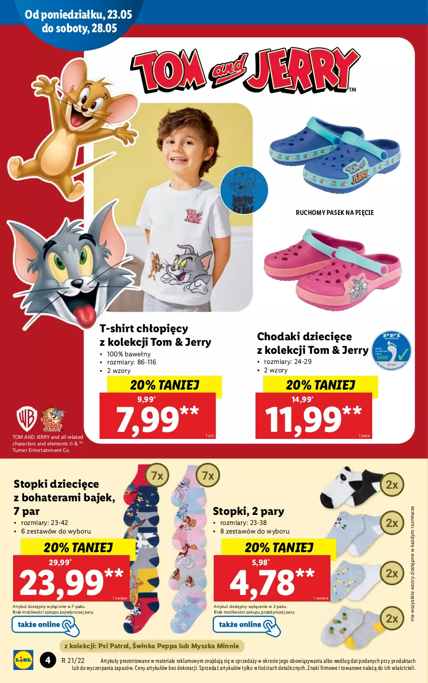 Gazetka promocyjna Lidl - GAZETKA - ważna 23.05 do 28.05.2022 - strona 4 - produkty: Dzieci, Inka, Minnie, Mysz, Pasek, Psi Patrol, T-shirt, Tera, Top