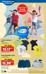 Gazetka promocyjna Lidl - GAZETKA - Gazetka - ważna od 28.05 do 28.05.2022 - strona 6 - produkty: Szorty, T-shirt, Dzieci