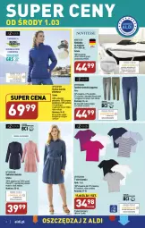 Gazetka promocyjna Aldi - COŚ na przyszły tydzień - Gazetka - ważna od 04.03 do 04.03.2023 - strona 2 - produkty: Por, Kurtka, T-shirt, Materac, Tera, Wełna, Spodnie, Sukienka, Fa