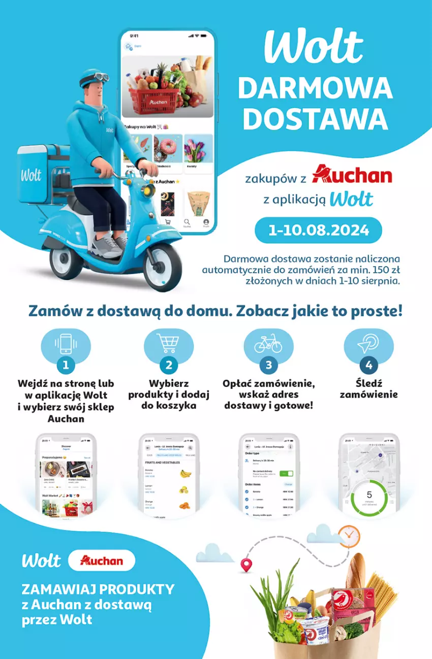 Gazetka promocyjna Auchan - Hipermarket - ważna 08.08 do 14.08.2024 - strona 41 - produkty: Dres, Kosz