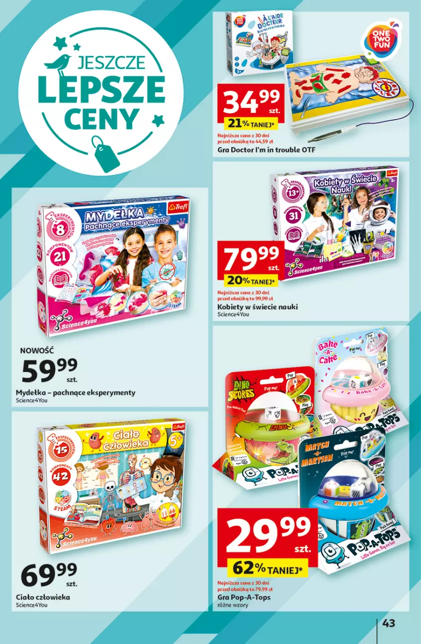 Gazetka promocyjna Auchan - Hipermarket - ważna 08.08 do 14.08.2024 - strona 51 - produkty: Cień, Gra, Top